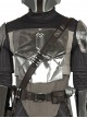 Crisis On Infinite Earths The Mandalorian Halloween Cosplay Costume Gray Silver Vest