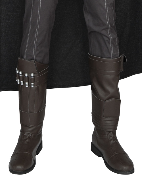 Crisis On Infinite Earths The Mandalorian Halloween Cosplay Accessories Brown Shoe Covers