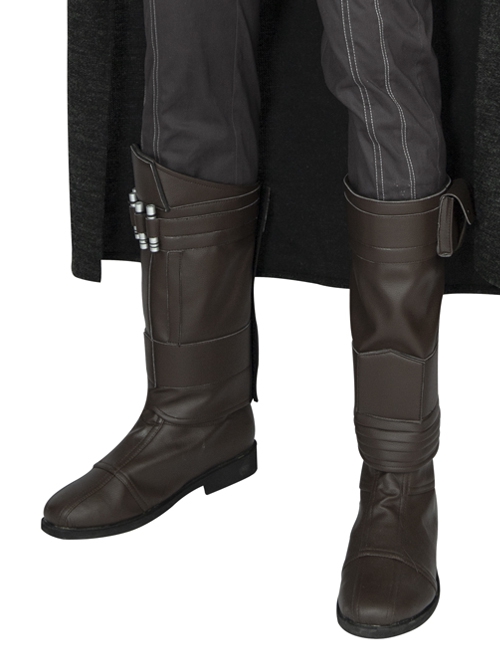 Crisis On Infinite Earths The Mandalorian Halloween Cosplay Accessories Brown Shoe Covers