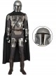 Crisis On Infinite Earths The Mandalorian Halloween Cosplay Accessories Silver Helmet