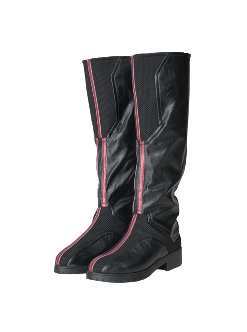 Wanda Vision Scarlet Witch Wanda Django Maximoff Battle Suit Halloween Cosplay Accessories Second Version Black Boots