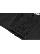 Punk Dark Slim Fit Knitting Gradient Lace Crinkle Metal Buckle Decoration Short Top