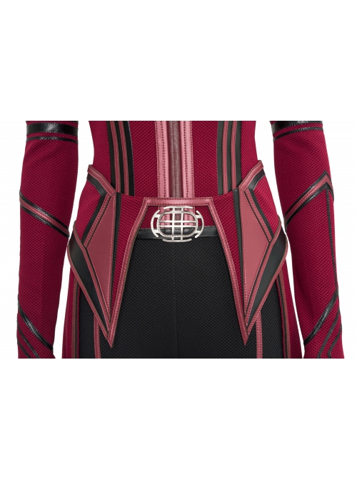 Wanda Vision Scarlet Witch Wanda Django Maximoff Battle Suit Halloween Cosplay Accessories Second Version Red Girdle