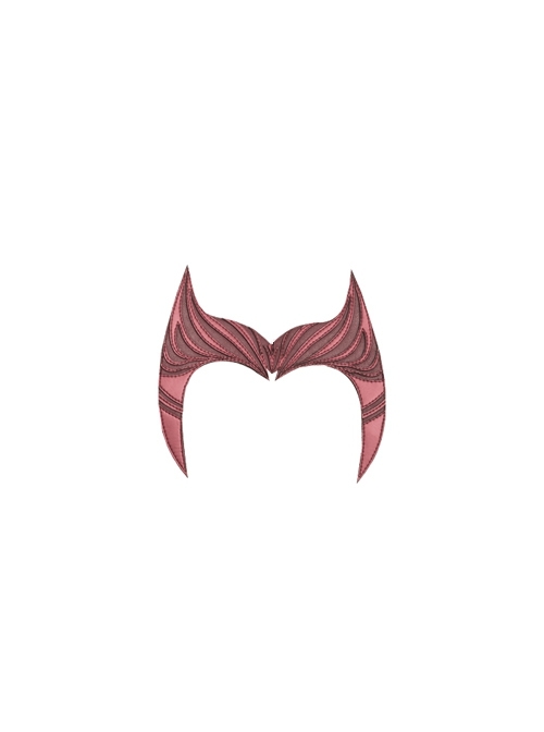 Wanda Vision Scarlet Witch Wanda Django Maximoff Battle Suit Halloween Cosplay Accessories Second Version Red Headgear