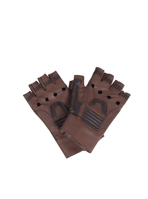Avengers Endgame Captain America Steve Rogers Battle Suit Halloween Cosplay Accessories Brown Gloves