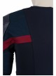 Avengers Endgame Captain America Steve Rogers Battle Suit Halloween Cosplay Costume Blue Bottomed Top