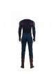 Avengers Endgame Captain America Steve Rogers Battle Suit Halloween Cosplay Costume Blue Pants