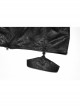 Punk Chinese Style Exquisite Dragon Pattern Jacquard Irregular Detachable Leg Loop Straight Simple Black Skirt