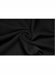 Dark Minimalist Comfortable Straight Knit Sexy Slit Metal Chain Decoration Belt Black Punk Long Skirt