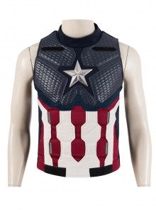 Avengers Endgame Captain America Steve Rogers Battle Suit Halloween Cosplay Costume Vest