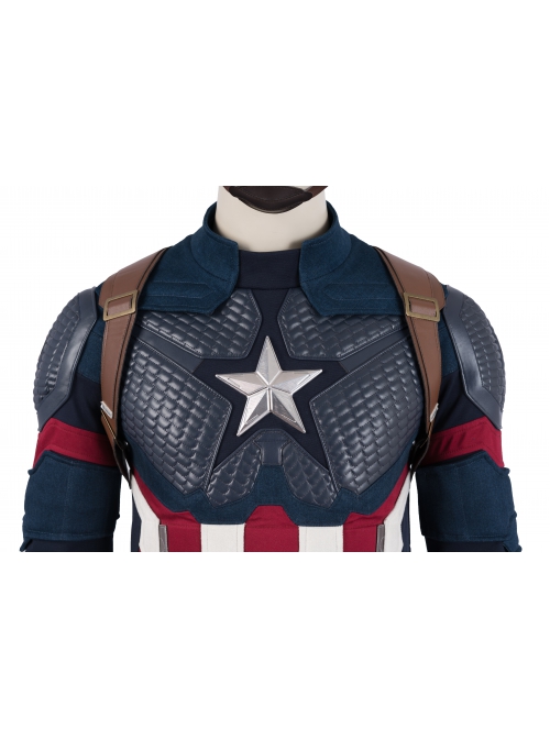 Avengers Endgame Captain America Steve Rogers Battle Suit Halloween Cosplay Costume Vest