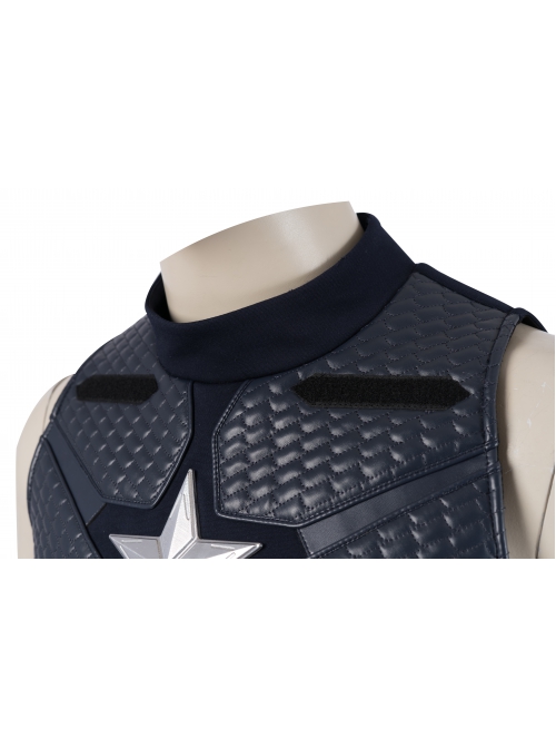 Avengers Endgame Captain America Steve Rogers Battle Suit Halloween Cosplay Costume Vest