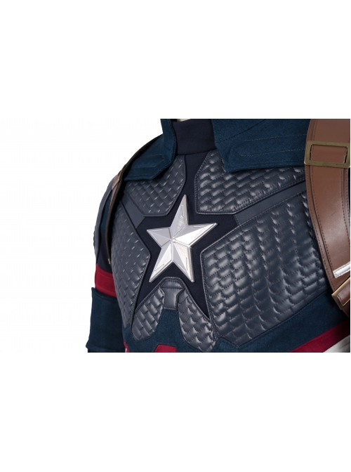 Avengers Endgame Captain America Steve Rogers Battle Suit Halloween Cosplay Costume Vest
