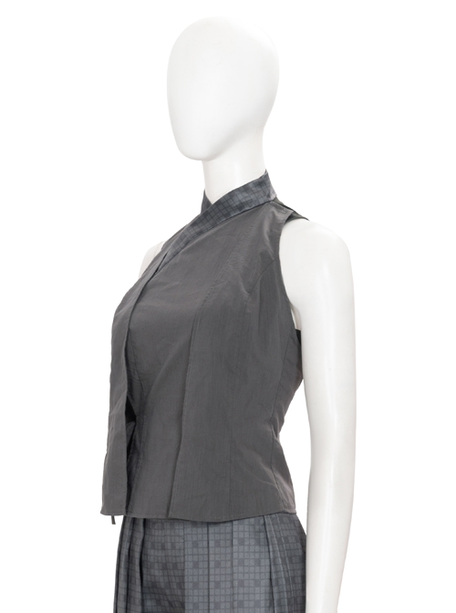 The Mandalorian Season 2 Ahsoka Tano Halloween Cosplay Costume Gray Top