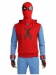 Spider-Man Homecoming Spider-Man Peter Parker Halloween Cosplay Costume Sleeveless Hoodie
