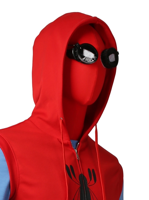 Spider-Man Homecoming Spider-Man Peter Parker Halloween Cosplay Accessories Red Head Cover