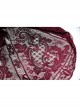 Dark Gothic Black Red Gradient Inkjet Jacquard Lace Trim Knitted Fabric Slip Dress