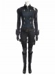 Avengers Infinity War Black Widow Same Black Bodysuit Halloween Cosplay Costume Vest