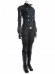 Avengers Infinity War Black Widow Same Black Bodysuit Halloween Cosplay Costume Vest