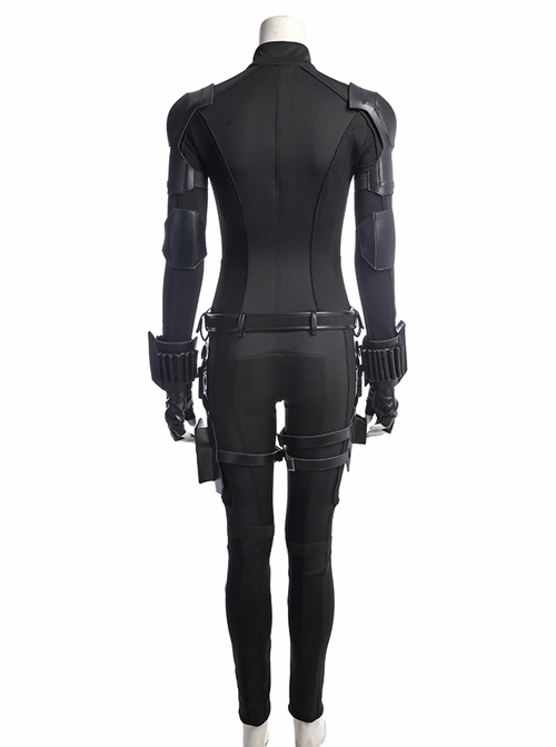 Avengers Infinity War Black Widow Same Black Bodysuit Halloween Cosplay Costume Bodysuit