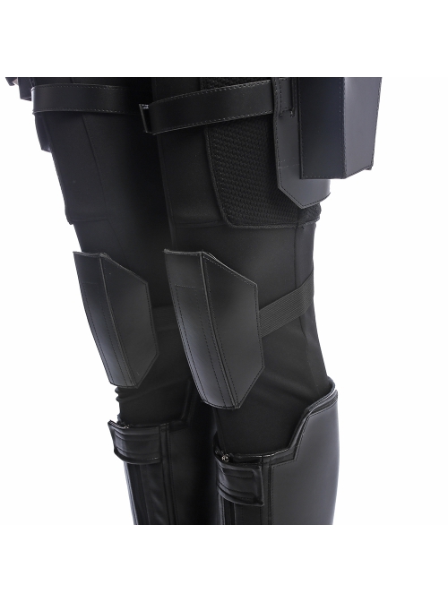 Avengers Infinity War Black Widow Same Black Bodysuit Halloween Cosplay Accessories Gloves And Protective Gear Set