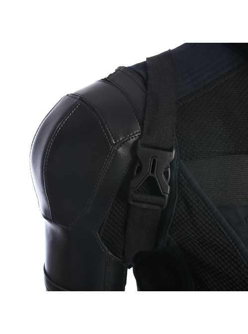 Avengers Infinity War Black Widow Same Black Bodysuit Halloween Cosplay Accessories Holsters Shoulder Guards Back Armor And Belt