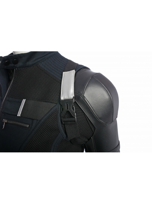 Avengers Infinity War Black Widow Same Black Bodysuit Halloween Cosplay Accessories Holsters Shoulder Guards Back Armor And Belt