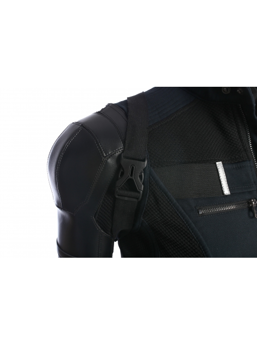 Avengers Infinity War Black Widow Same Black Bodysuit Halloween Cosplay Accessories Holsters Shoulder Guards Back Armor And Belt