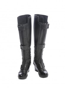 Avengers Infinity War Black Widow Same Black Bodysuit Halloween Cosplay Accessories Black Boots