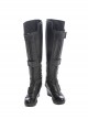 Avengers Infinity War Black Widow Same Black Bodysuit Halloween Cosplay Accessories Black Boots