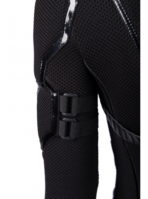 Avengers Endgame Black Widow Natasha Romanoff Black Battle Suit Halloween Cosplay Costume Black Bodysuit