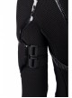 Avengers Endgame Black Widow Natasha Romanoff Black Battle Suit Halloween Cosplay Costume Black Bodysuit