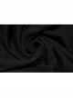 Pure Cotton Knitting Square Neck Design Simple And Irregular Hem Metal Skull Decorative Band Black Short Sleeve Long Dress