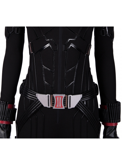 Avengers Endgame Black Widow Natasha Romanoff Black Battle Suit Halloween Cosplay Accessories Belt And Backpack Components