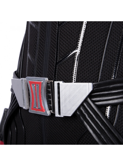 Avengers Endgame Black Widow Natasha Romanoff Black Battle Suit Halloween Cosplay Accessories Belt And Backpack Components