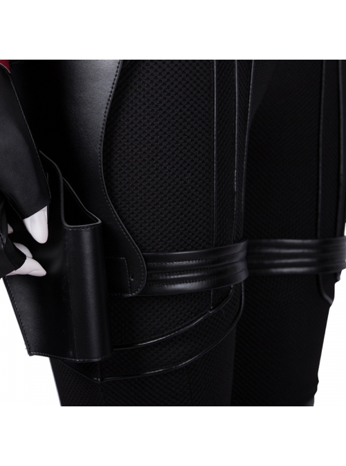 Avengers Endgame Black Widow Natasha Romanoff Black Battle Suit Halloween Cosplay Accessories Belt And Backpack Components