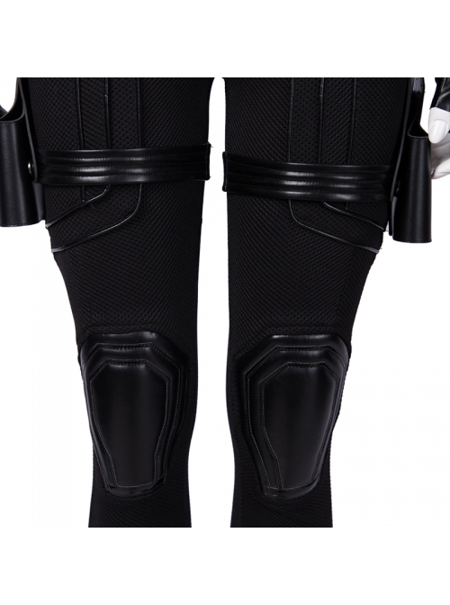 Avengers Endgame Black Widow Natasha Romanoff Black Battle Suit Halloween Cosplay Accessories Belt And Backpack Components
