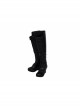 Avengers Endgame Black Widow Natasha Romanoff Black Battle Suit Halloween Cosplay Accessories Black Boots