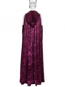 Wanda Vision Scarlet Witch Wanda Django Maximoff Battle Suit Halloween Cosplay Costume Red Cloak