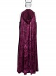Wanda Vision Scarlet Witch Wanda Django Maximoff Battle Suit Halloween Cosplay Costume Red Cloak