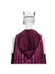 Wanda Vision Scarlet Witch Wanda Django Maximoff Battle Suit Halloween Cosplay Costume Red Cloak
