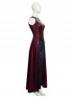 Wanda Vision Scarlet Witch Wanda Django Maximoff Battle Suit Halloween Cosplay Costume Red Top