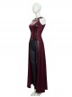 Wanda Vision Scarlet Witch Wanda Django Maximoff Battle Suit Halloween Cosplay Costume Red Top