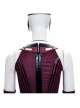 Wanda Vision Scarlet Witch Wanda Django Maximoff Battle Suit Halloween Cosplay Costume Red Top