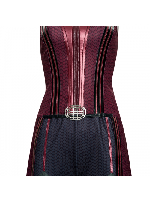 Wanda Vision Scarlet Witch Wanda Django Maximoff Battle Suit Halloween Cosplay Costume Black Pants