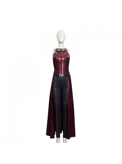 Wanda Vision Scarlet Witch Wanda Django Maximoff Battle Suit Halloween Cosplay Costume Black Pants