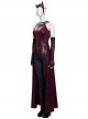 Wanda Vision Scarlet Witch Wanda Django Maximoff Battle Suit Halloween Cosplay Accessories Red Gloves