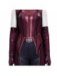 Wanda Vision Scarlet Witch Wanda Django Maximoff Battle Suit Halloween Cosplay Accessories Red Girdle