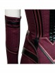 Wanda Vision Scarlet Witch Wanda Django Maximoff Battle Suit Halloween Cosplay Accessories Red Girdle