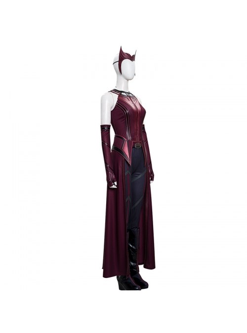 Wanda Vision Scarlet Witch Wanda Django Maximoff Battle Suit Halloween Cosplay Accessories Red Girdle
